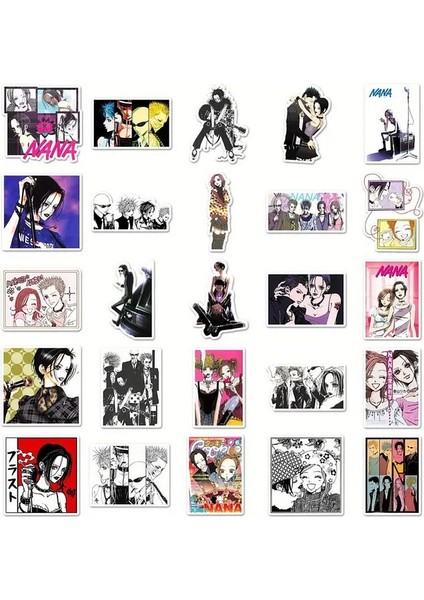 Major Selection Nana Hachi Anime Manga Sticker Seti 50 Adet - Anime Sticker fırsatları