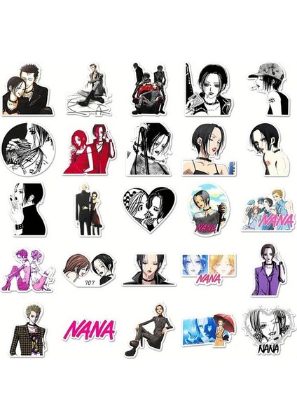 Major Selection Nana Hachi Anime Manga Sticker Seti 50 Adet - Anime Sticker indirimleri