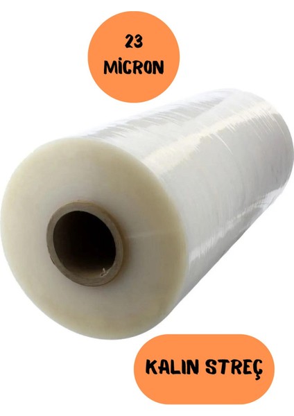 Ultra Mega Büyük Boy Taşınma Koli Streci 3500 gr 23 Micron