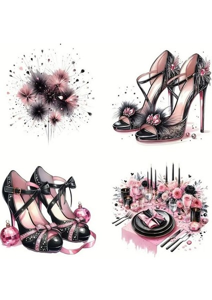 Major Selection 2025 Temalı Vintage Y2K Pink Black Lover 20'li Sticker Set fırsatları