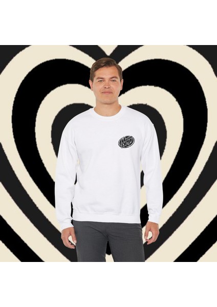 Sueso Store Mountain Dew Unisex Nakışlı Y2K Beyaz Sweatshirt
