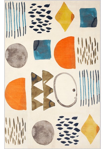 Dijital Baskı Modern Banyo Halısı Ikili Banyo Paspası RVG5-0588 100 x 60+60 x 50 cm fiyatları