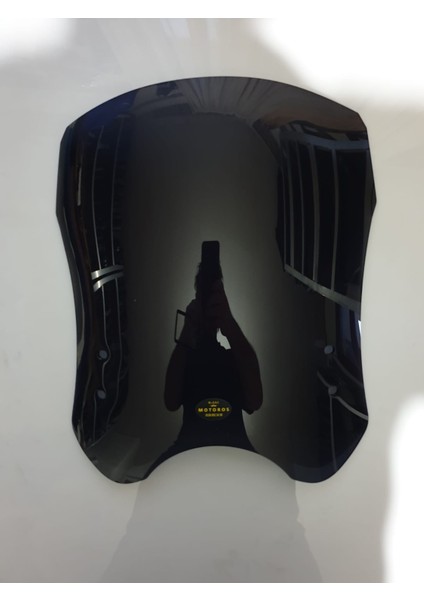 Küba Süperlight 125 Siperlik Ön Cam 2008-2025 Model 53CM Siyah Renkli 4mm Aparat Gönderilmeyecek