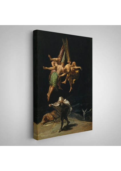 Francisco Goya - Witches Flight Cadıların Uçusu TABLOSU-7794