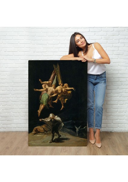 Francisco Goya - Witches Flight Cadıların Uçusu TABLOSU-7794