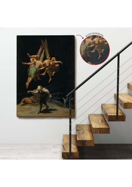 Francisco Goya - Witches Flight Cadıların Uçusu TABLOSU-7794