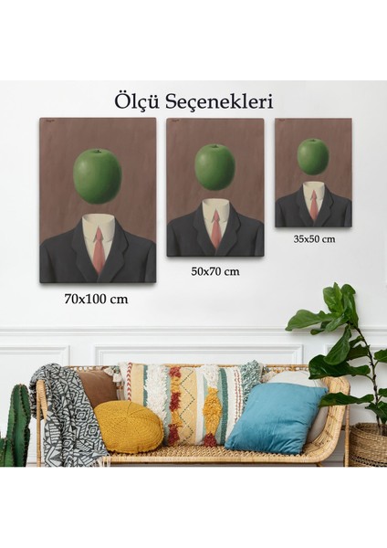 Rene Magritte - Soyut Sabit Fikir TABLOSU-7343