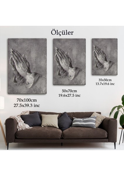 Dua Eden Eller Tablosu, Albrecht Dürer Praying HANDS-6342