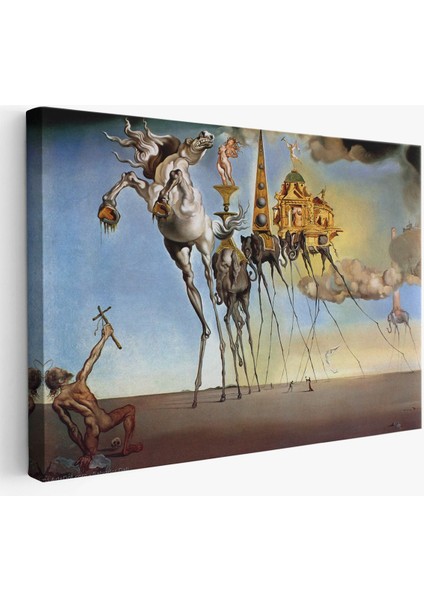 Salvador Dali - The Temptation Of St. Anthony Kanvas TABLO-5162