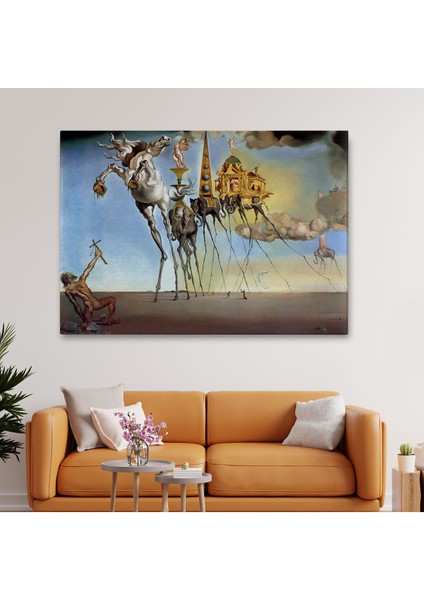 Salvador Dali - The Temptation Of St. Anthony Kanvas TABLO-5162