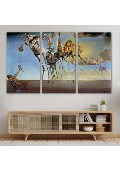 Salvador Dali - The Temptation Of St. Anthony Kanvas TABLO-5162