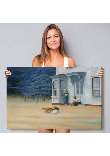 Edward Hopper - Cape Cod Akşamı TABLO-7061
