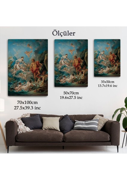 Juno, Aeolus'tan Rüzgarları Serbest Bırakmasını Istiyor, François Boucher Rönesans TABLOSU-6061