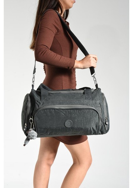 Unisex Kabin Boy Çapraz Askılı Omuz Çantası Seyehat Spor Çantası Hafif Klinkır Kumaş 40*25 cm modelleri