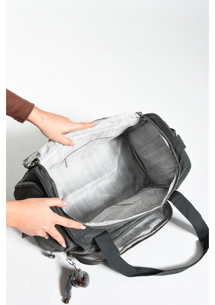 Unisex Kabin Boy Çapraz Askılı Omuz Çantası Seyehat Spor Çantası Hafif Klinkır Kumaş 40*25 cm indirimleri