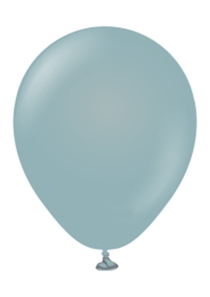Retro Fırtına Mavi Pastel Balon 10 Lü 5 Inç