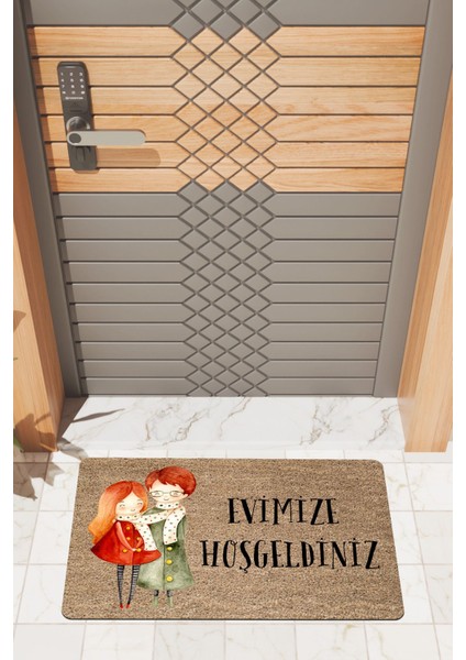 Modern Dijtal Baskı Evimize Hoşgeldiniz Kapı Önü Paspası