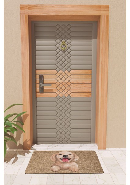Modern Dijtal Baskı Köpek Resimli Kapı Önü Paspası fiyatları