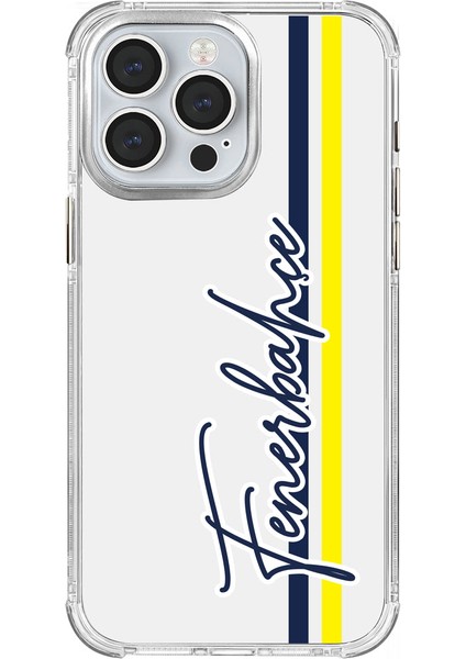 Apple iPhone 15 Pro Max Fenerbahçe El Yazı Şeffaf Telefon Kılıfı