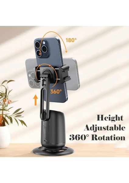 Profesyonel Gimbal 360° Yüz Takip Telefon Sabitleyici Tutucu Video Canlı Yayın Akıllı Tripod P03 modelleri
