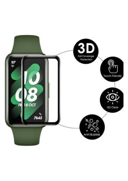Samsung Galaxy Fit 3 Uyumlu 5d Tam Kaplayan Siyah Çerçeveli Nano Jelatin Ekran Koruyucu fiyatları