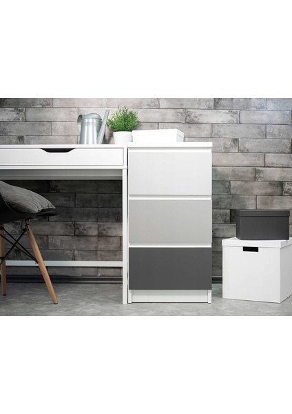 176-2020 Düz Mat Açık Gri Kendinden Yapışkanlı Folyo ( 45 cm x 1 mt )