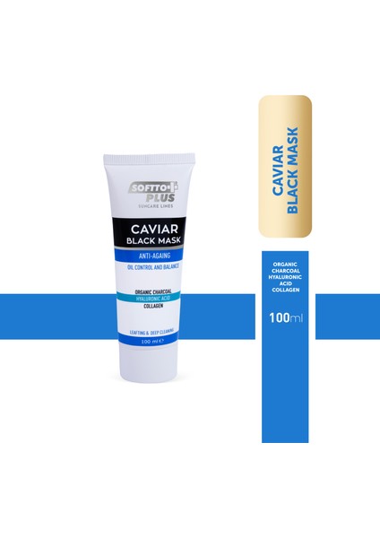 Havyar Yaşlanma Karşıtı Yağ Kontrol ve Dengeleyici Siyah Maske 100ML