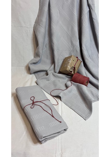 Bebek Pamuk Muslin Pike 100*100 -Açıkgri