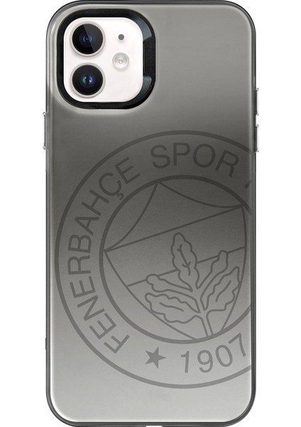 Apple iPhone 11 Fenerbahçe Premium Monochrome Büyük Logo Telefon Kılıfı