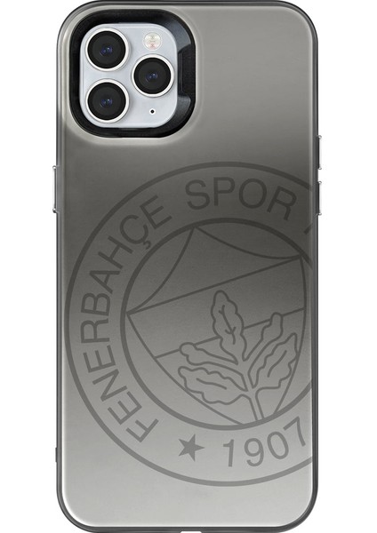 Apple iPhone 11 Pro Max Fenerbahçe Premium Monochrome Büyük Logo Telefon Kılıfı