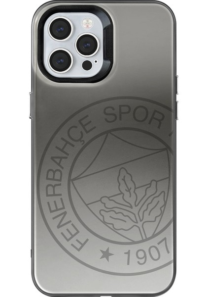 Apple iPhone 12 Pro Max Fenerbahçe Premium Monochrome Büyük Logo Telefon Kılıfı