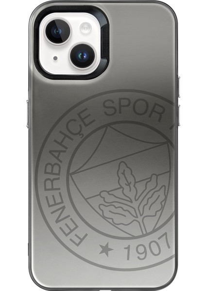Apple iPhone 13 Fenerbahçe Premium Monochrome Büyük Logo Telefon Kılıfı