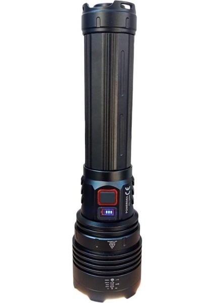 PD-12500 Su Geçirmez 50 Watt 5000 Lümen Süper Güçlü LED Profesyonel Şarjlı El Feneri