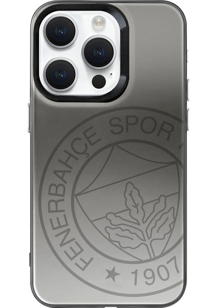 Apple iPhone 15 Pro Fenerbahçe Premium Monochrome Büyük Logo Telefon Kılıfı