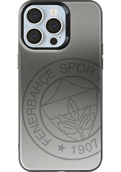 Apple iPhone 14 Pro Max Fenerbahçe Premium Monochrome Büyük Logo Telefon Kılıfı