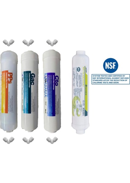 4 Lü Set Inline Tüm Filtrelere Uyumlu