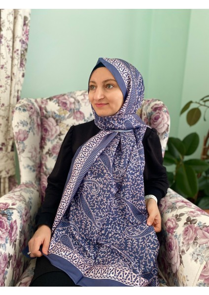 Hint Ipek Desenli Vual Şal