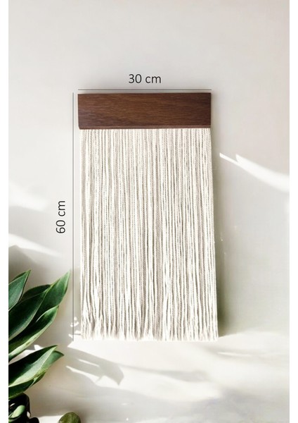 Bohem El Yapımı Makrome Mdf Duvar Süsü