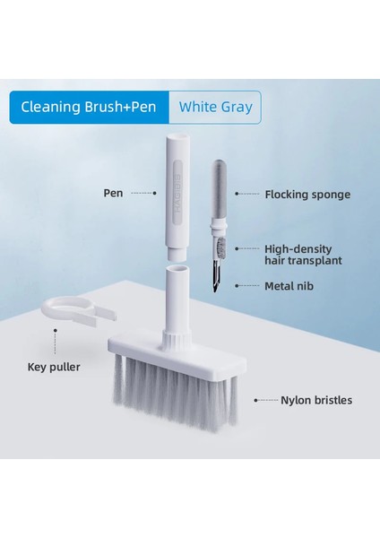 Klavye ve Kulaklık Temizleyici Kit 5 In 1