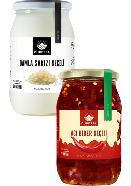 2'li Lezzet Harmanı (Damla Sakızı, Acı Biber) Reçeli 400 gr