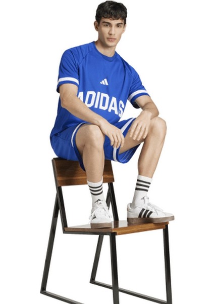 Erkek Mavi T-shirt M US SPORT TEE JD8098 modelleri