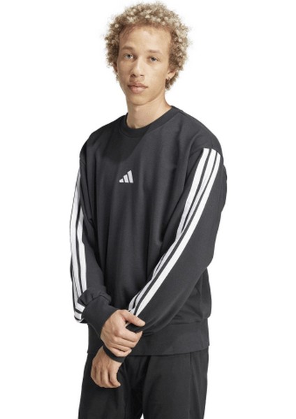 Erkek Siyah Sweatshirt M 3S FT SWT JE6372