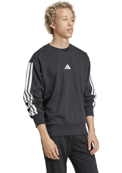 Erkek Siyah Sweatshirt M 3S FT SWT JE6372 modelleri