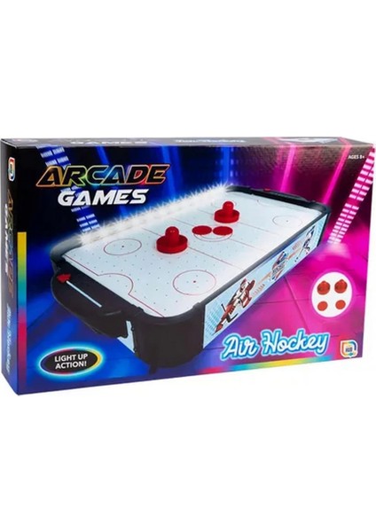 Masaüstü Buz Hokeyi LED Işıklı 50X30 cm