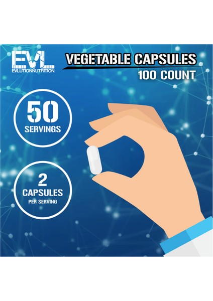 , Testmode, Complete 100 Veggie Capsules.made In Usa