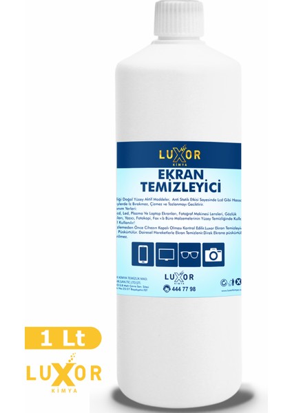 Kimya Ekran Gözlük LCD Temizleyici 1 Lt