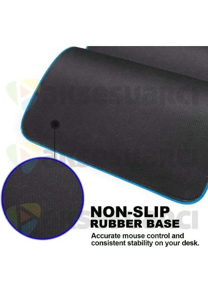 80X30CM Büyük Boy Xxl Resimli Desenli Mousepad Rgb LED Işıklı Gaming Gamer Oyuncu Mouse Pad (Prızma)