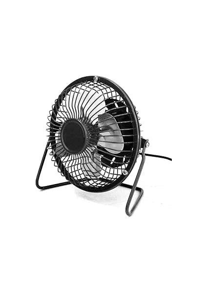 Masa Üstü USB Fan Soğutucu Vantilatör Klima USB Girişli Metal Serinletici Fan Mini Vantilatör Fan Klima