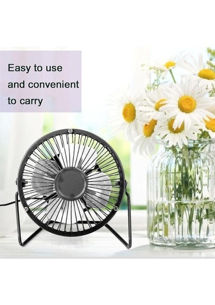 Masa Üstü USB Fan Soğutucu Vantilatör Klima USB Girişli Metal Serinletici Fan Mini Vantilatör Fan Klima