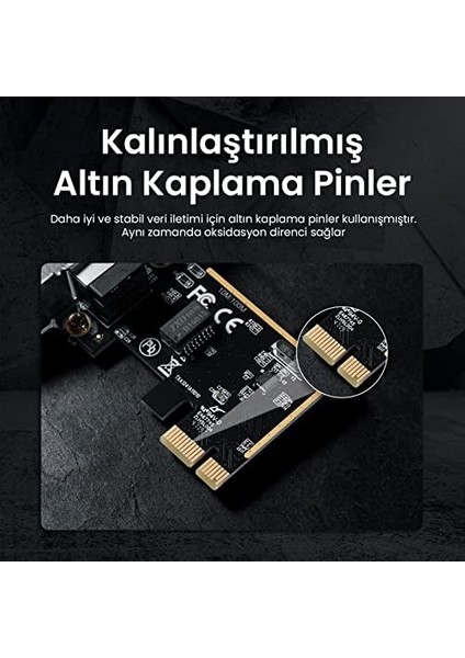 - 10/100 Pcı Express X1 Harici RJ45 Ethernet Ağ Kartı